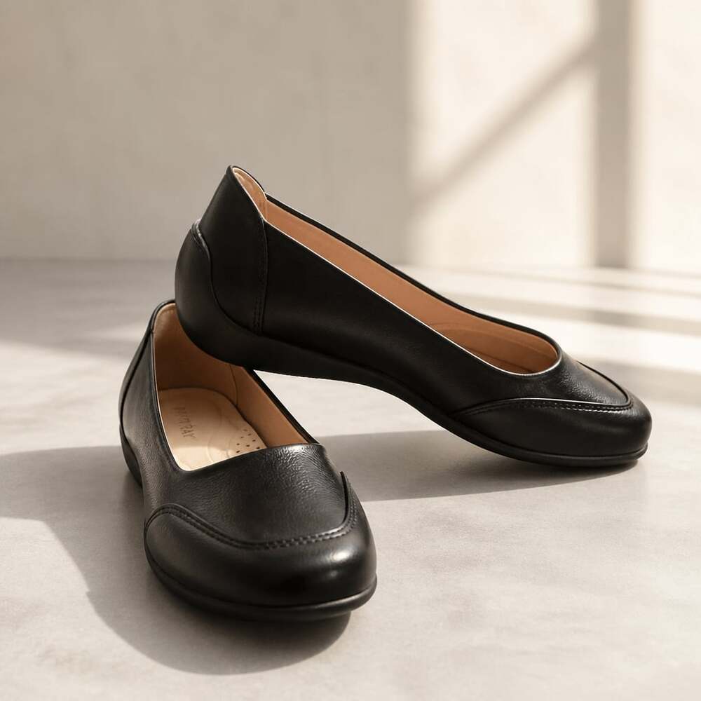 Array Black Synthetic Comfort Low Block Heel Dress Pumps Size 7.5W